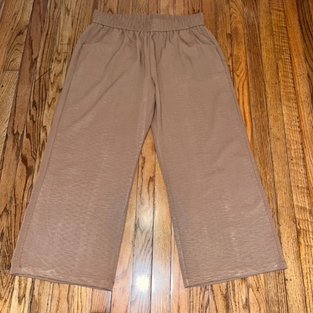 KICZOY Women’s Pants Flowy Pants Stretch Waist Wide Leg: Size XXL